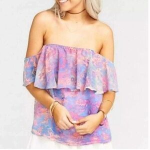 Show Me Your Mumu Chiquita Off-Shoulder Top